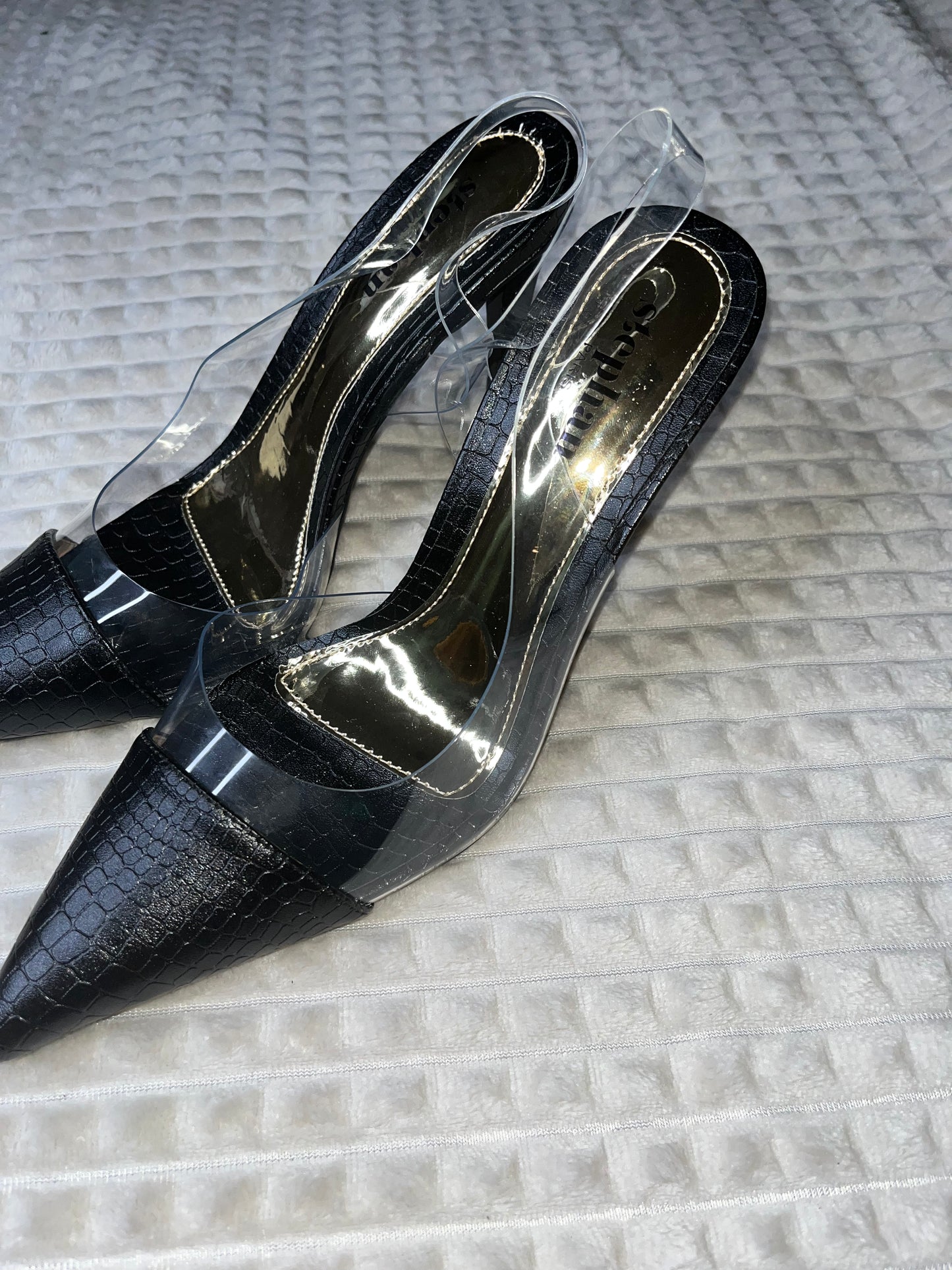 Crocodile heels