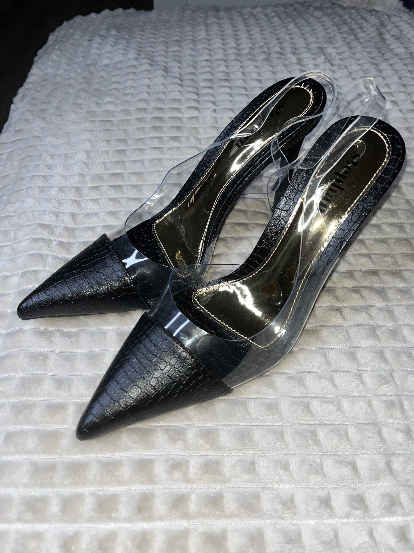 Crocodile heels