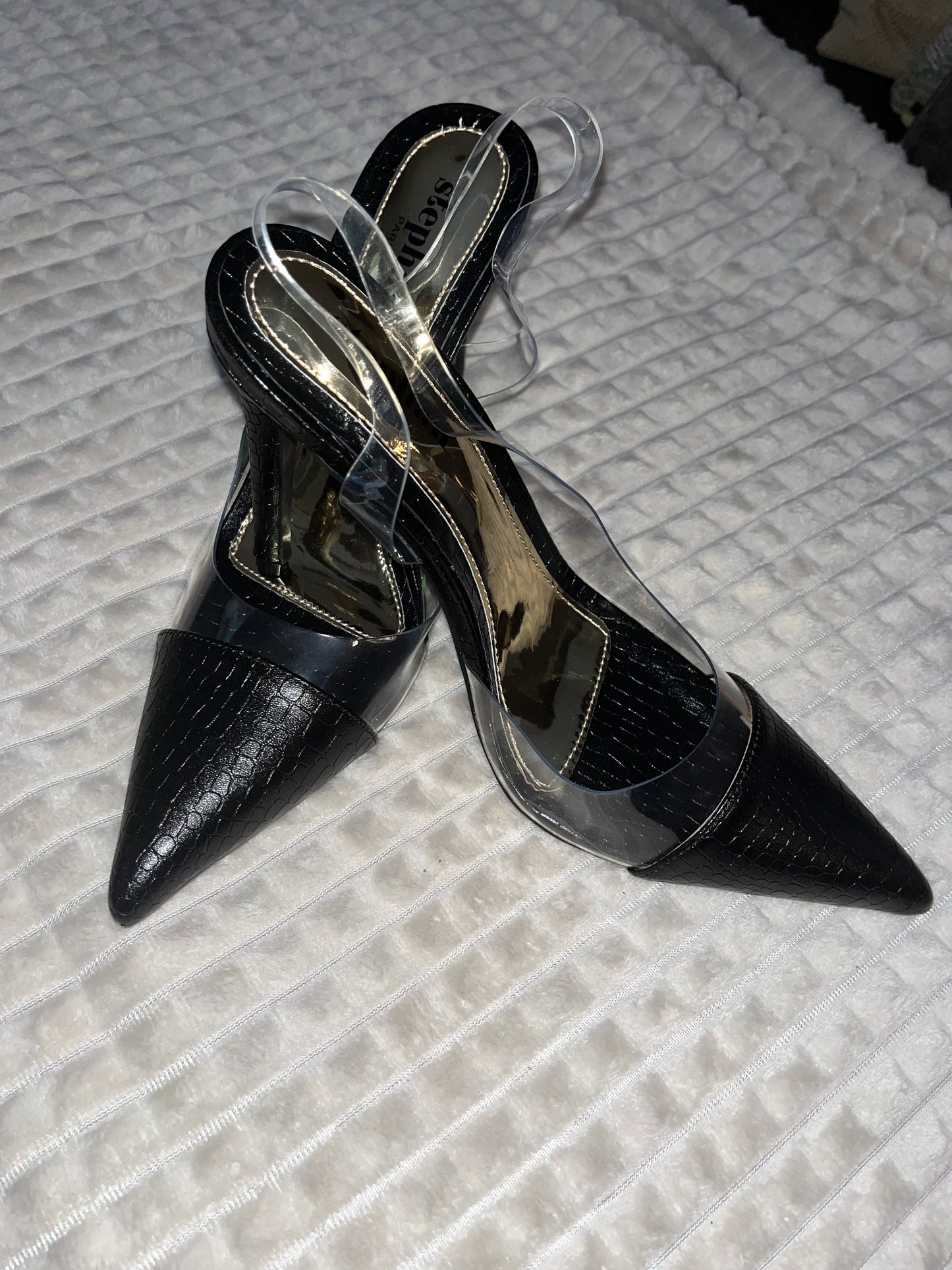 Crocodile heels